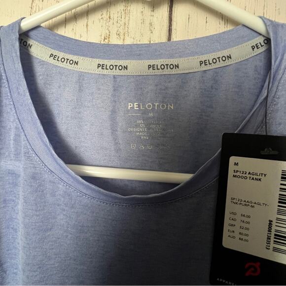 PELOTON Women’s Sporty Athletic Workout Agility Muscle Tank Sz M - Picture 7 of 10